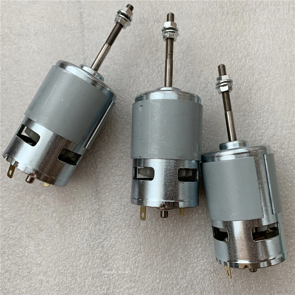 Lawn Mower 775 DC motor 12V 6000RPM 24V 12000RPM Double-bearing screw thread 50MM long shaft | Motor