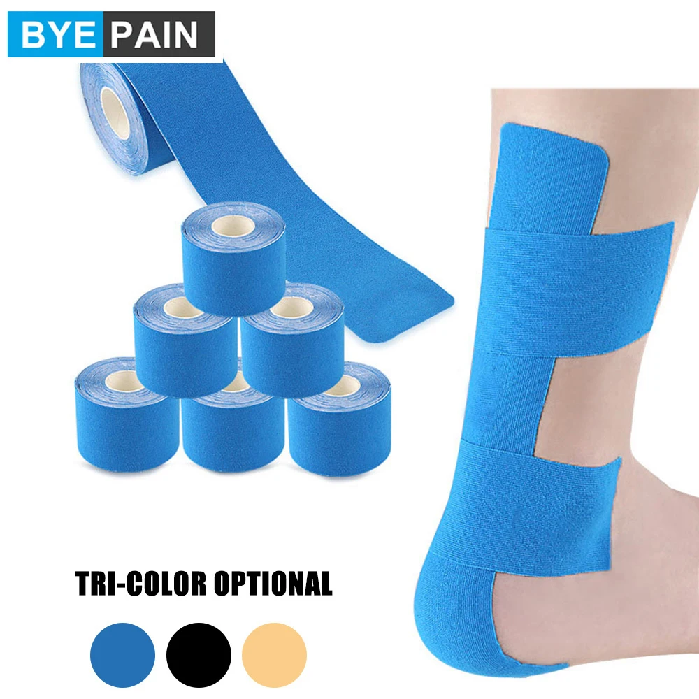 

1Roll BYEPAIN Self Adherent Wrap Self Adhesive Tape Cohesive Bandage Tape, Strong Elastic Sports Tape