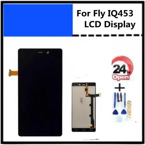 100% тестирование для Fly IQ453 ЖК-дисплей Дисплей + кодирующий преобразователь