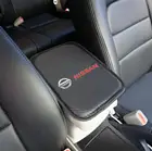 Автомобильный Стайлинг для Nissan Nismo X-trail Qashqai Tiida Teana Juke, накладки на подлокотники автомобильных сидений, защита для хранения, 1 шт.