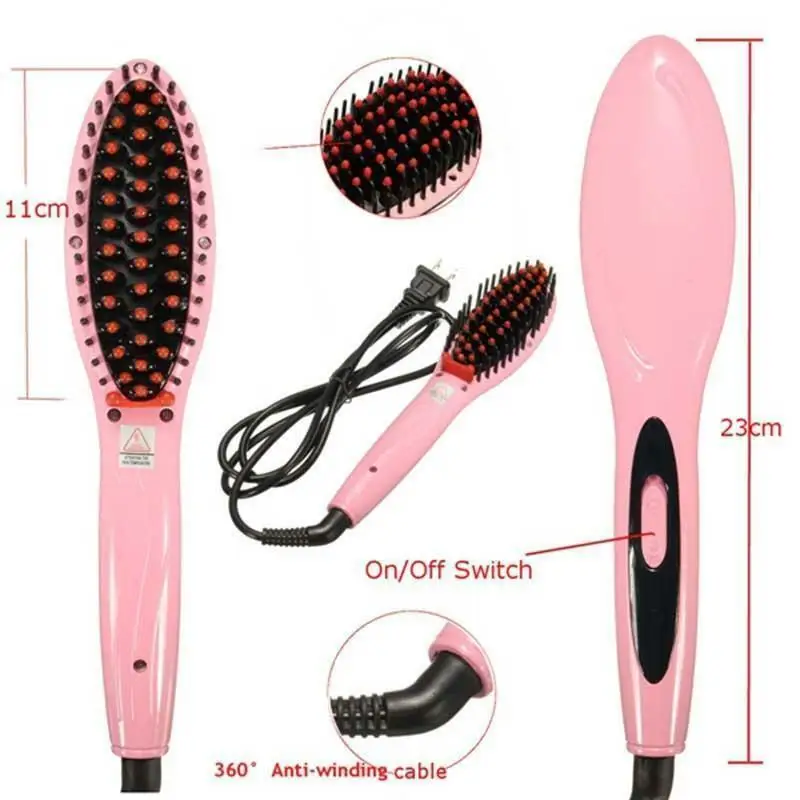 Нагревательные Утюги массажер Pro электрическая расческа для выпрямления волос