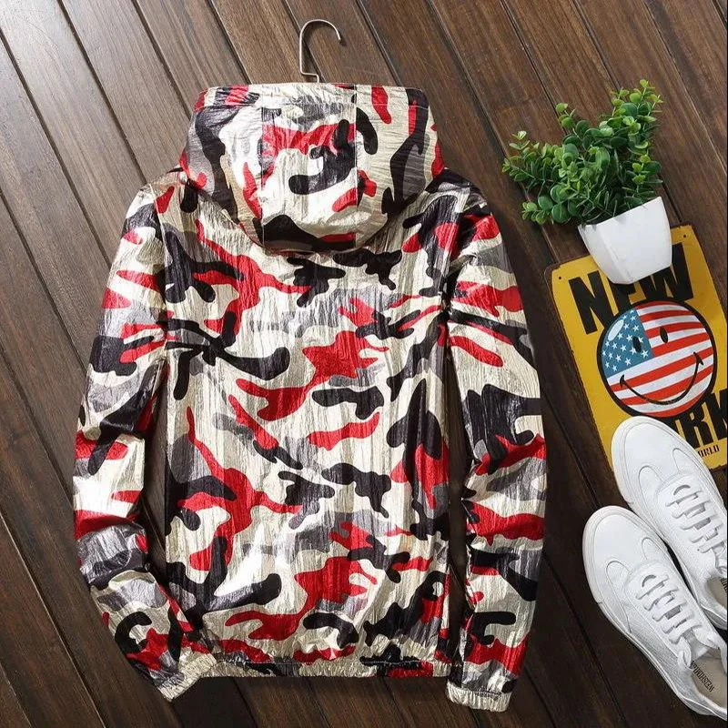 

Man thin coat 2021 new Internet celebrities couples summer bright trend sun-protective clothing jacket sunscreen clothing women