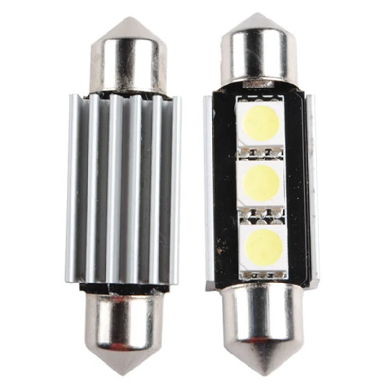 2 шт. 36 мм C5W SMD5050 Led Canbus Error free гирлянда для салона Потолочные плафоны Авто над