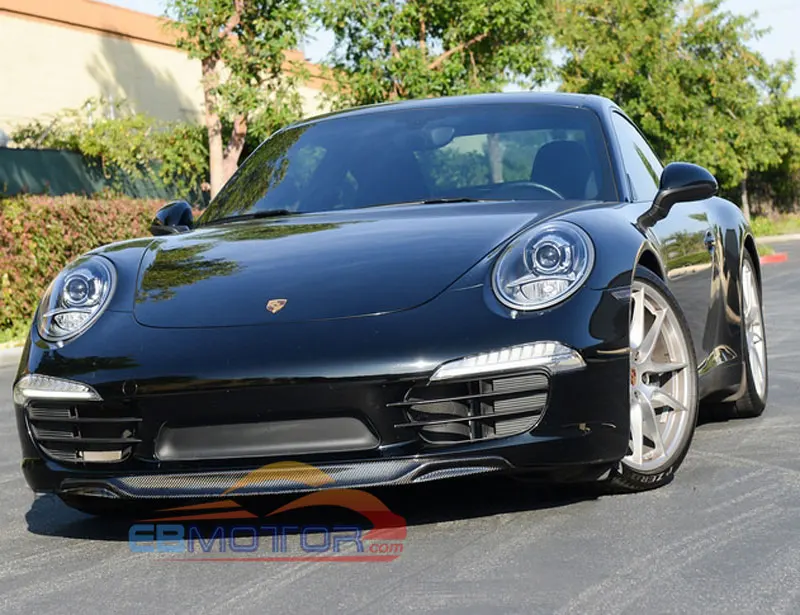 Передний спойлер из настоящего углеродного волокна для PORSCHE 911 991 Targa &amp Carrera 4/4S/S