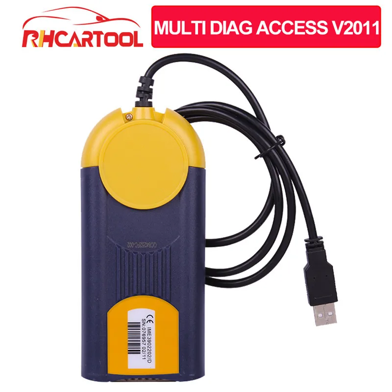 Диагностический инструмент OBD2 Multi Diag Access v2011 V2018 Di @ g v2018 для автомобиля OBDII