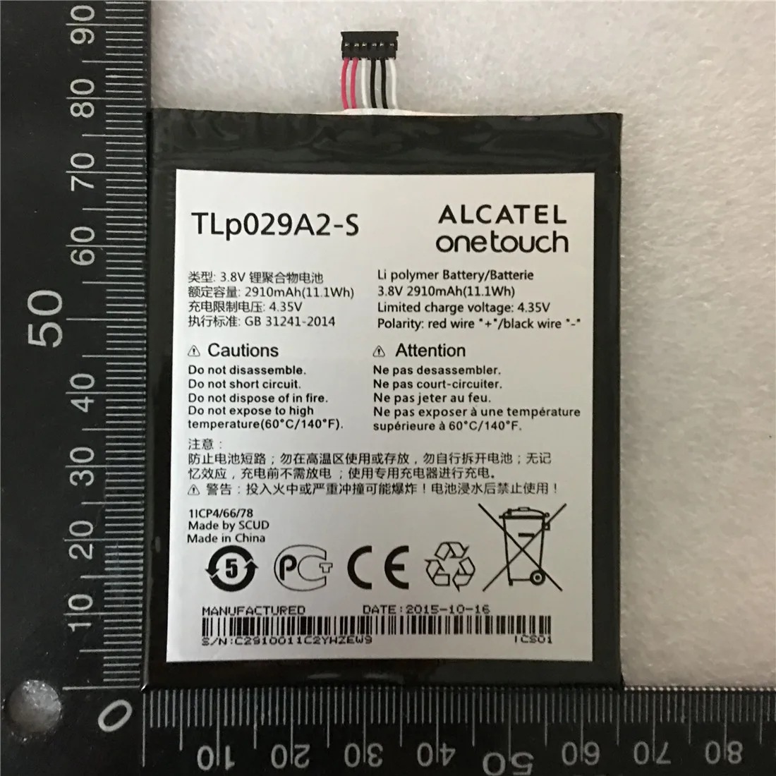 2910 мА/ч TLp029A1 TLp029AJ TLP029A2-S Батарея для Alcatel OneTouch Idol 3 OT-6045F OT-6045Y TCL I806 AM-H200 | Мобильные