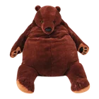 Супер большой мягкий плюшевый мишка VIP 100 см, плюшевые игрушки, темно-коричневый медведь, обнимающая подушка, подушка в виде животного, детский подарок на день рождения для влюбленных