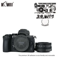 kiwi anti scratch camera body lens cover protective%c2%a0skin%c2%a0film for nikon z50 16 50mm lens skin shadow black 3m sticker