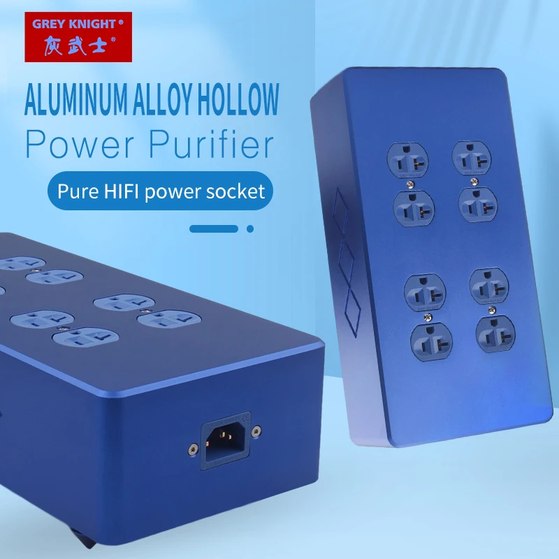 Серый Рыцарь GK 80T HiFi фильтр питания позолоченный/родиевый US аудио очиститель