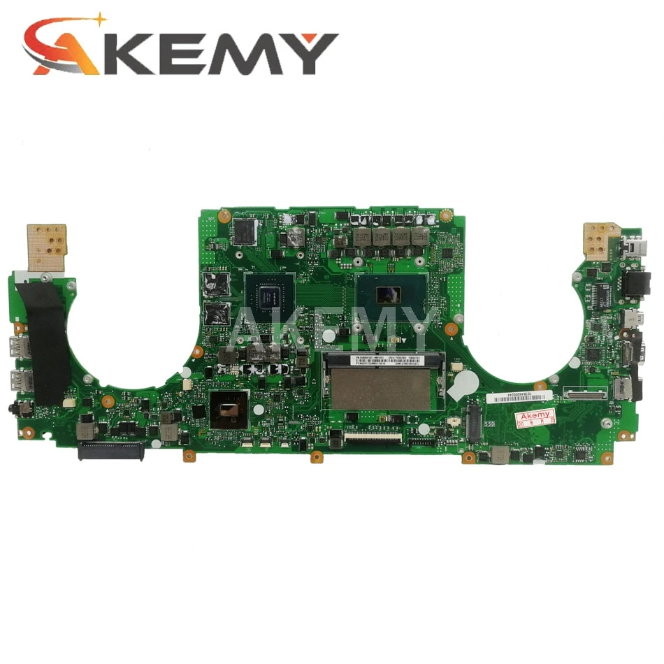 Akemy FX502VD материнская плата для ноутбука ASUS FX502V FX502VE FX502VM 8G RAM I7 7700HQ GTX1050 4G