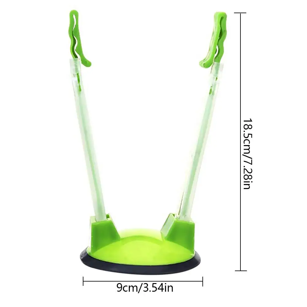 

2/4 Pack Bag Holder Shelf Kitchen Practical Rack Non-slip Plastic Clips Adjustable Frame Height Kitchen Supplies
