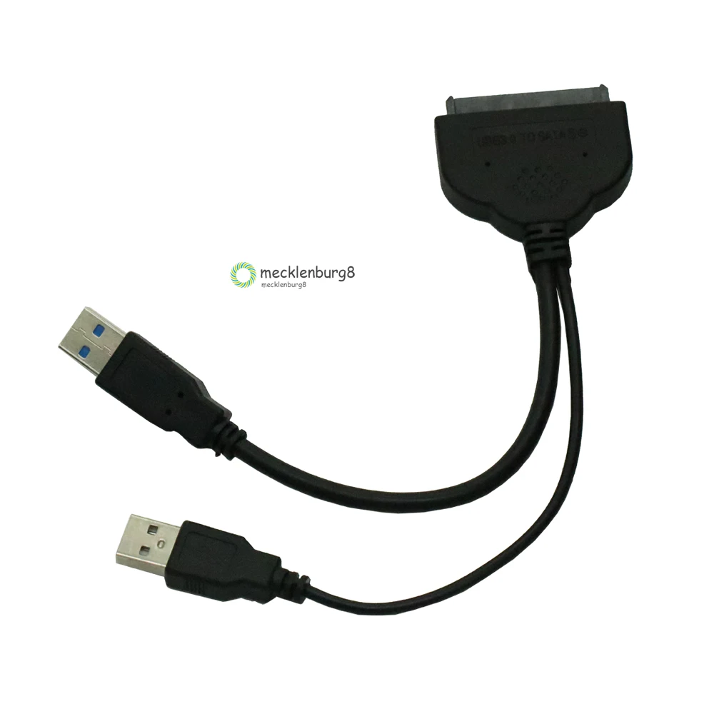 USB 3 0 для SATA 22 Pin 2 5 дюйма драйвер жесткого диска SSD адаптер конвертер кабель