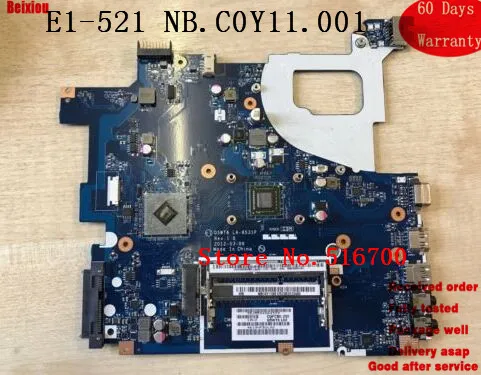 Функция тестирования материнской платы для ноутбука Acer Aspire E1 521 Packard Bell TE11BZ Q5WT6