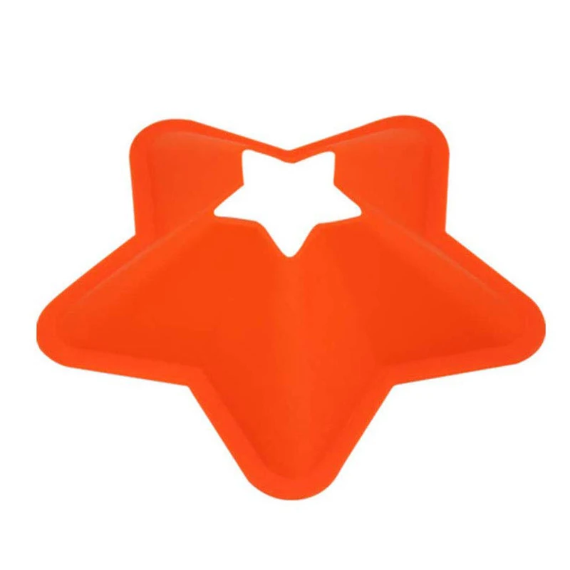 

10PCS Soccer Disc Cone Star Shape Football Training Star Logo Disc for Physical Education Festive Field Marker