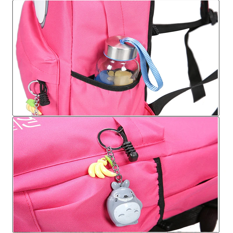 Прямая поставка рюкзак Тоторо с 3D принтом женский мягкой спинкой для путешествий