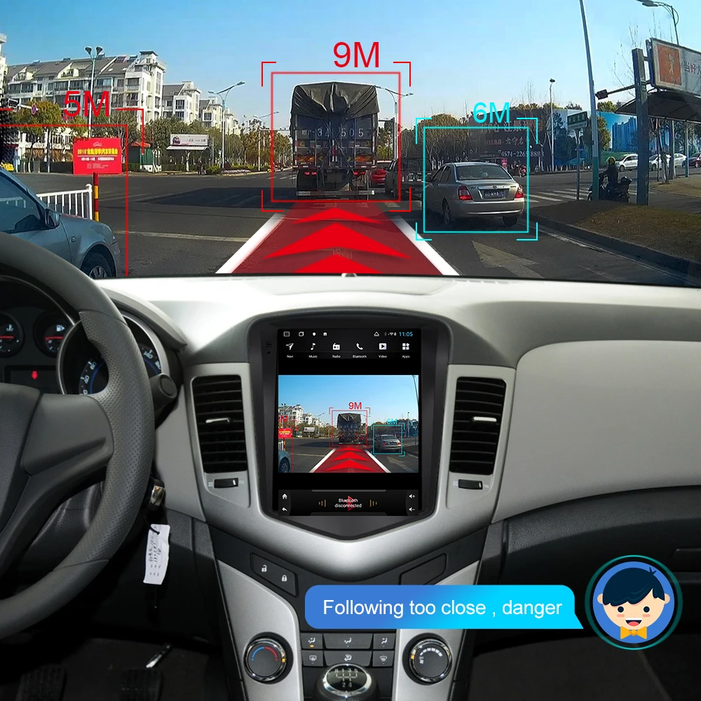 Автомагнитола Isudar H53 вертикальная 1 Din Android для Chevrolet Cruze 2006 2014 GPS автомобильный