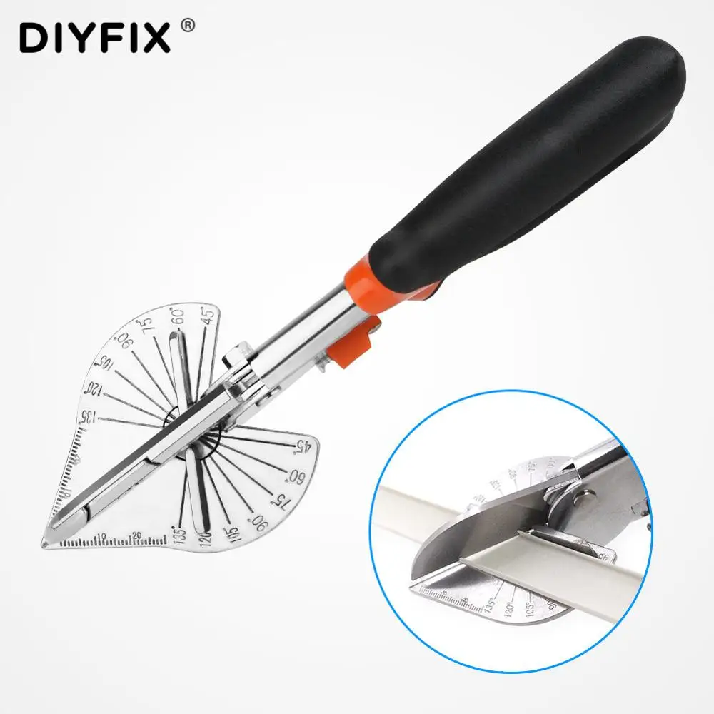 45 to 90 Degree Edge Angle Shear Scissors Miter Wire Slot Cutter Hand Multifunctional PVC PE Plastic Pipe Plumbing Tool | Инструменты