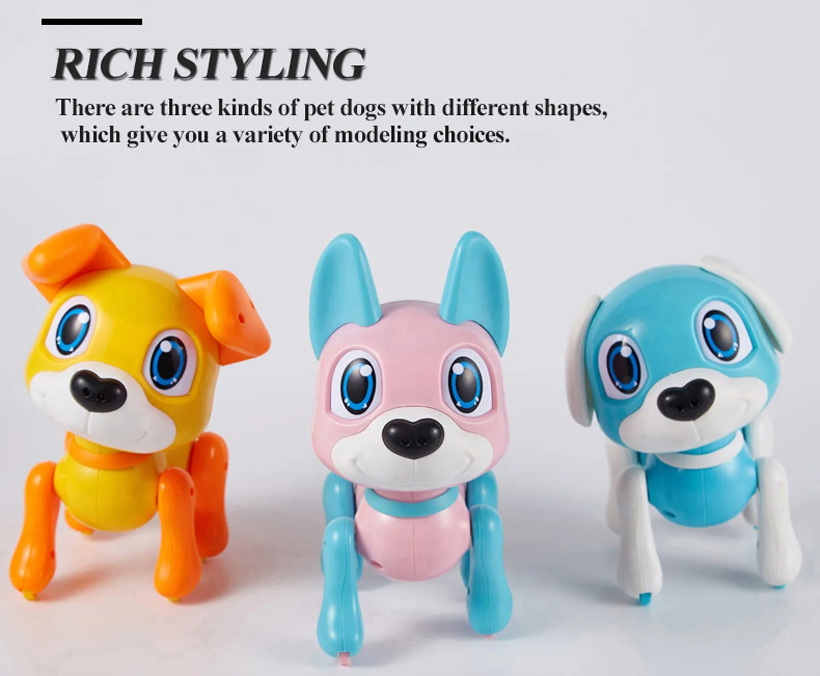 

Electronic Puppy Walking Toys Intelligent Dog Pet Toy with Gesture Sensing for Boys And Girls Kids Birthday Gift High Quality