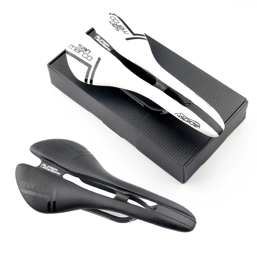 Велосипедное углеродное седло для горного и дорожного велосипеда карбоновое