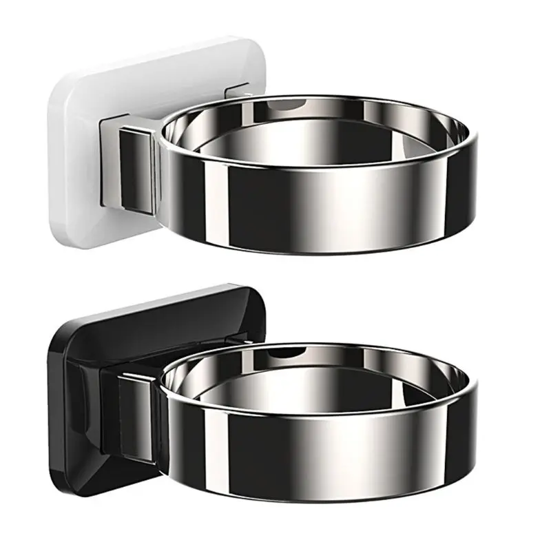 

Punch-free Hairdryer Storage Rack Wall Mounted Hair Dryer Shelf for Bathroom