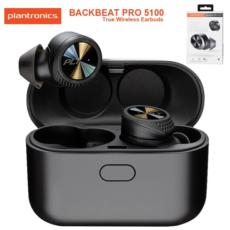 PLANTRONICS BACKBEAT PRO 5100 настоящие Беспроводные наушники с IPX4 водостойкие Bluetooth 5 0 BackBeat App