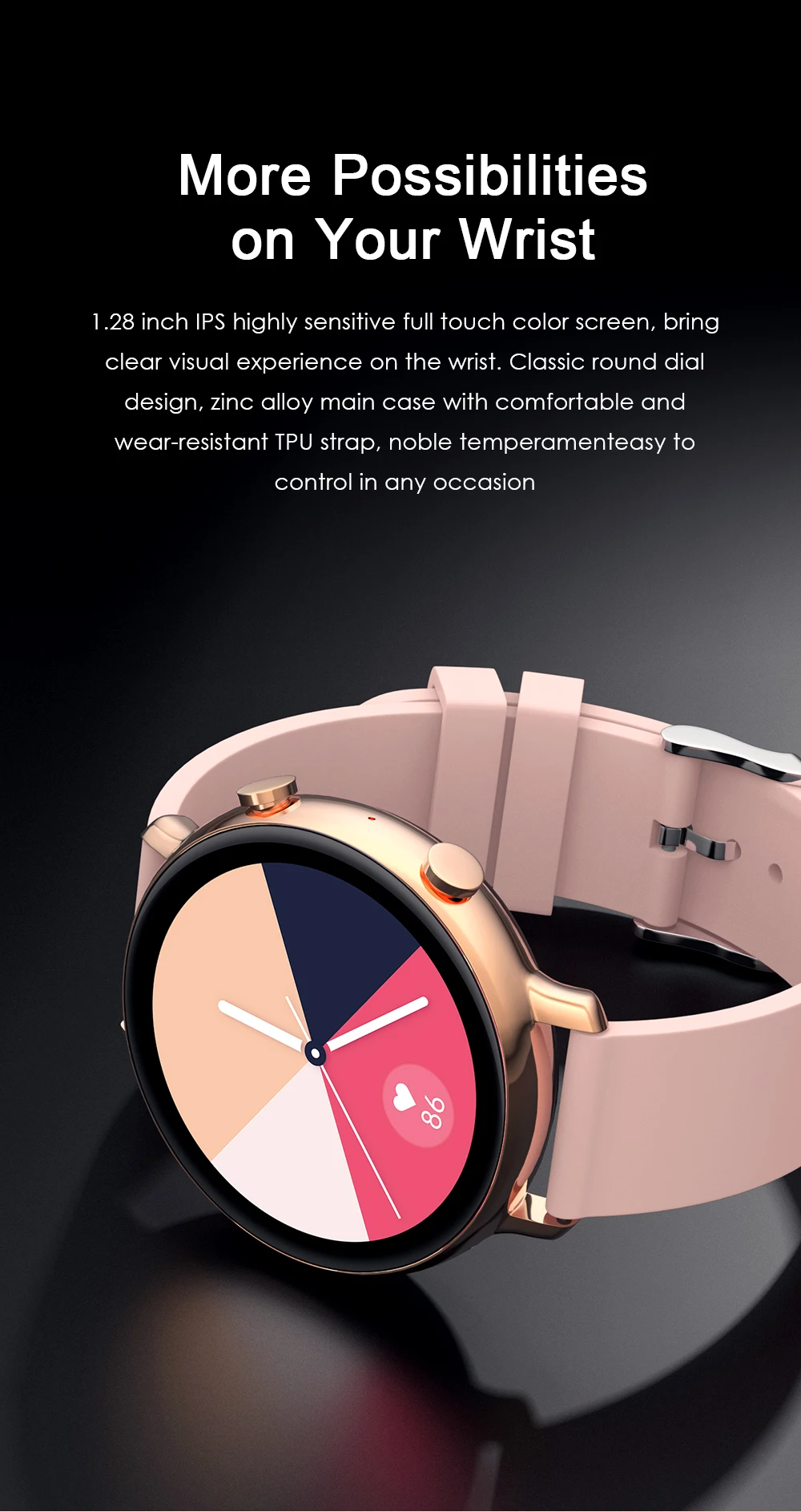 

KUSDO ECG+PPG Smart Watch Bluetooth Calls Smartwatch Men Women Waterproof Heart Rate Blood Pressure For Samsung Android iOS