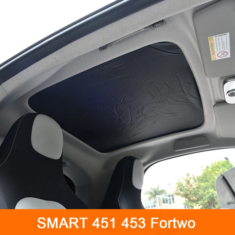 Защитный кожух для стеклянного люка на крыше автомобиля Smart Fortwo 451 453 2009-2020 от солнечных лучей.
