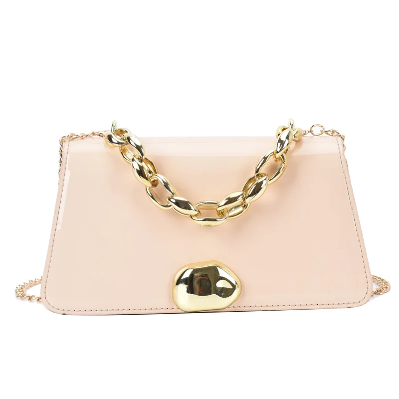 

2021 New Fashion Chain Handbag Candy Color Simple Messenger Shoulder Bag Purses and Handbags