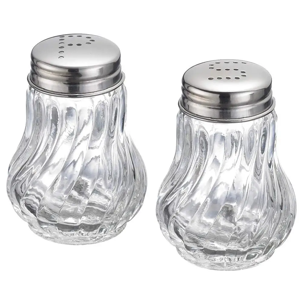 

2Pcs Kitchen Spice Salt Pepper Seasoning Shaker Jar BBQ Cooking Glass Bottle Seasoning Shaker Jar BBQ Cooking Glass Bottle Bottl