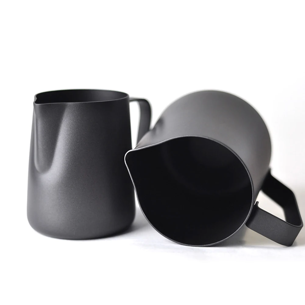 

Milk Frothing Frother Pitcher - Non Stick Coating Latte Art Espresso Cappuccino -Food-grade stainless steel