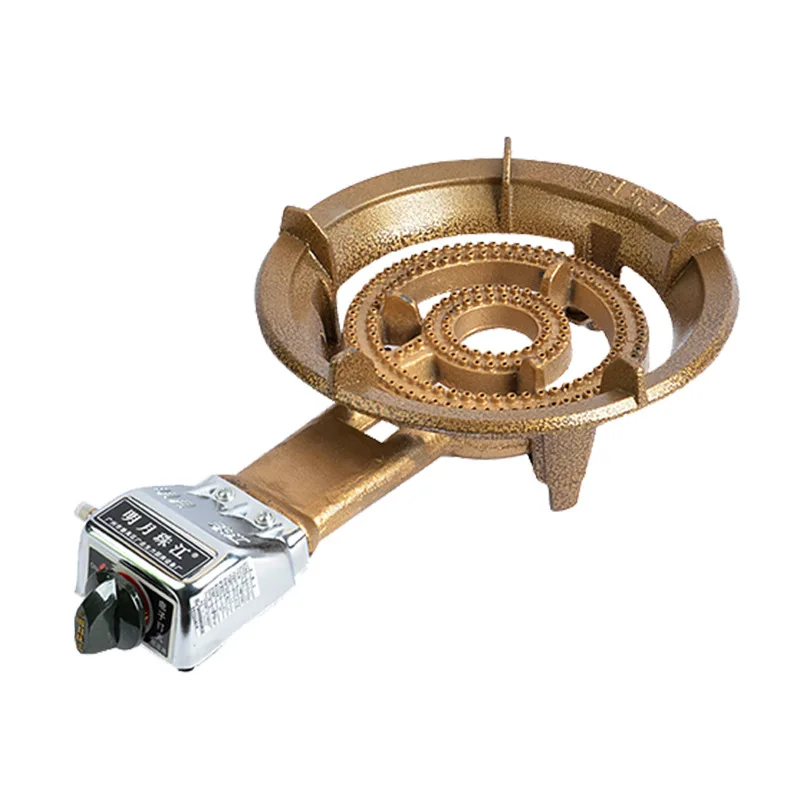 Золотая чугунная печь свирепый огонь плита быстрая газовая | Бытовая техника