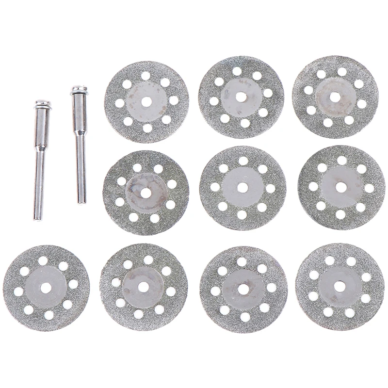 Алмазное лезвие для мини пилы 10 шт./компл. 25 мм серебряные режущие диски с 2X