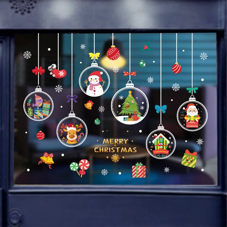Наклейки на стену с надписью Merry Christmas 2 шт. | Дом и сад