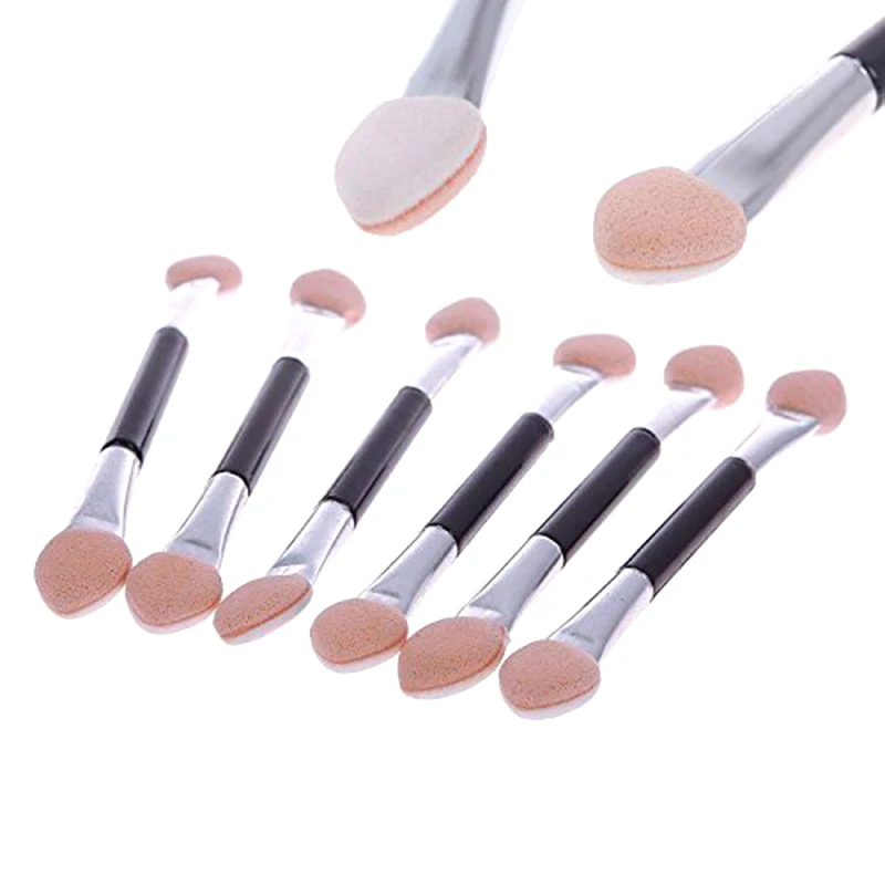 12 шт. двухконцевая губка для теней век аппликатор подводка глаз Кисть макияжа