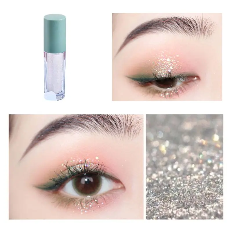 

Тени для век жидкие тени для век долговечный водонепроницаемый макияж мерцающий косметический инструмент для женщин