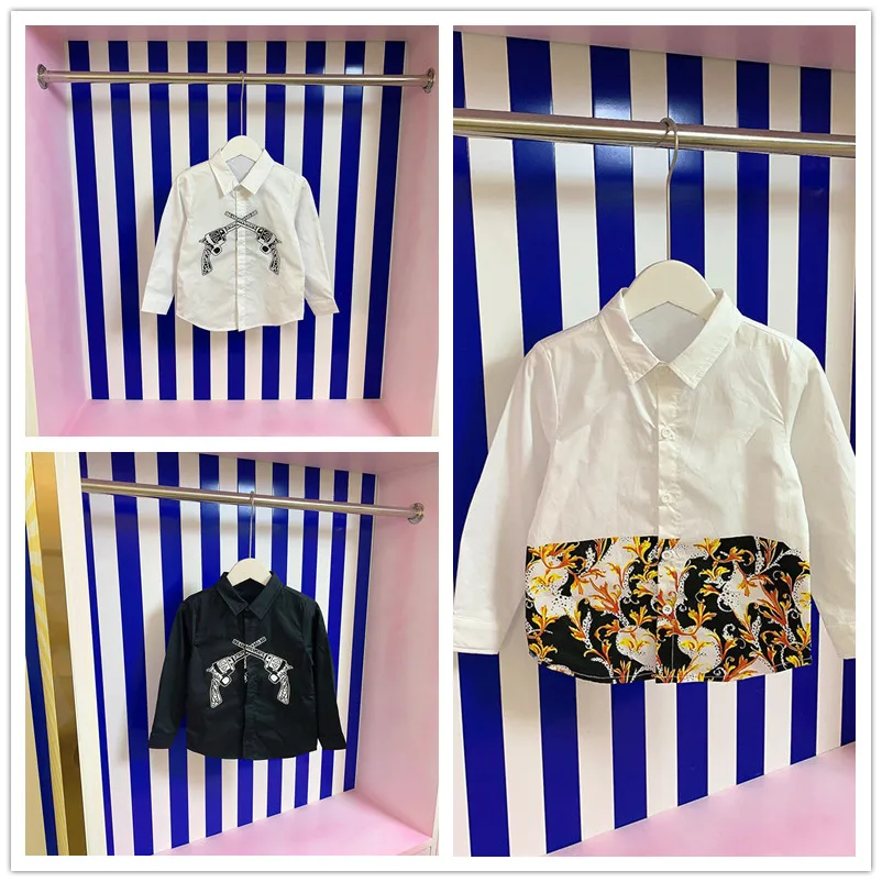 

Высококачественная детская одежда рубашки для мальчиков осенняя одежда Новинка 2021 детская Осенняя детская одежда для зарубежных мальчико...