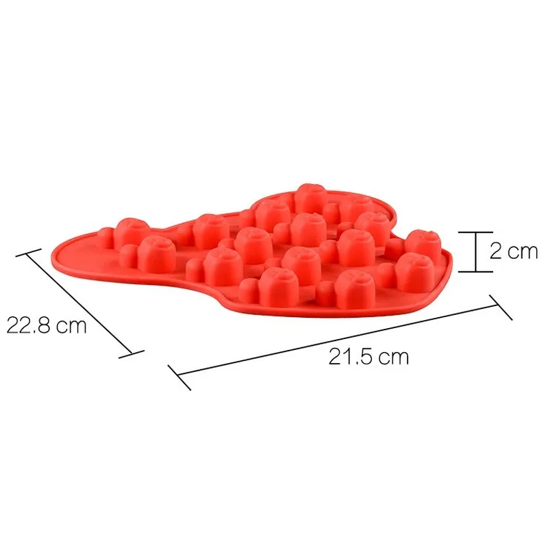 

16 Mickey Cake Molds Food Grade Chocolate Pudding Biscuit Silicone Ice Tray Mold Easy to demold High temperature resistance