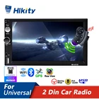 Автомагнитола Hikity, мультимедийный MP5-плеер 2 Din на Android, с 7-дюймовым экраном, GPS, для Nissan, Toyota RAV4, Kia, Honda, VW, Hyundai