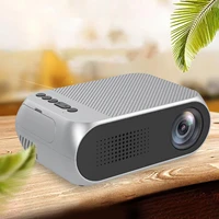 yg320 pvc 1080p hd mini home theater media player portable led light projector usb portable audio projector home video player
