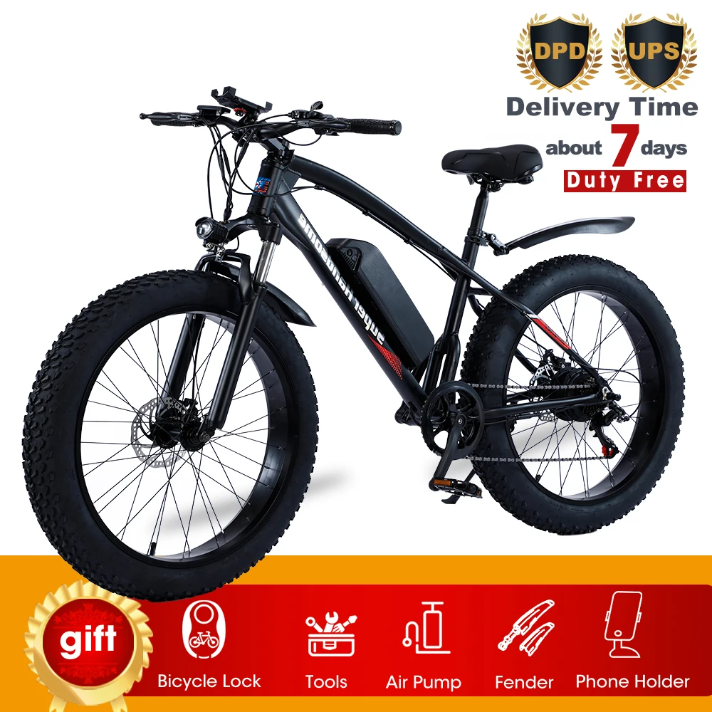 

1000w bicicleta elétrica pneu gordo mountain bike neve bicicleta com 48v 17a samsung bateria de lítio ebike adulto bicicleta elé