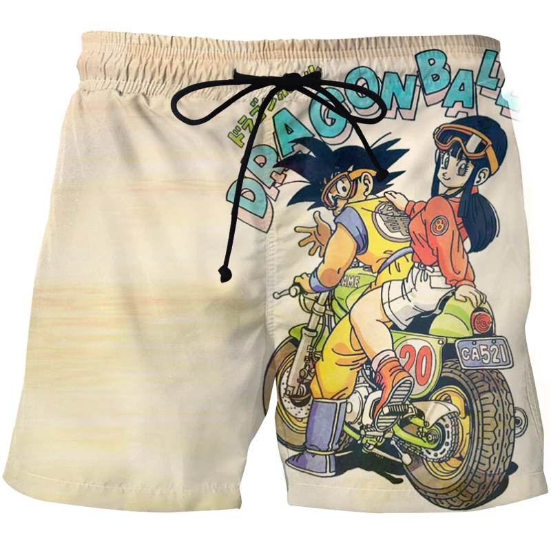 

Beach Pants Fire Goku Space Fighting Game 3D Anime Print Street Style Fashion Beach Shorts Surfing Shorts Swimwear Men's Shorts