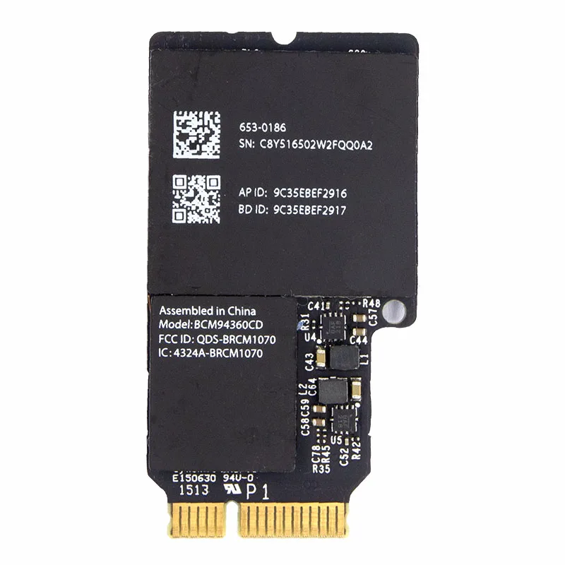 Wi-Fi Wlan Bluetooth BT 4 0 карта Broadcom BCM94360CD BCM4360CD 802.11ac A1418 A1419 635-0014 | Компьютеры и офис
