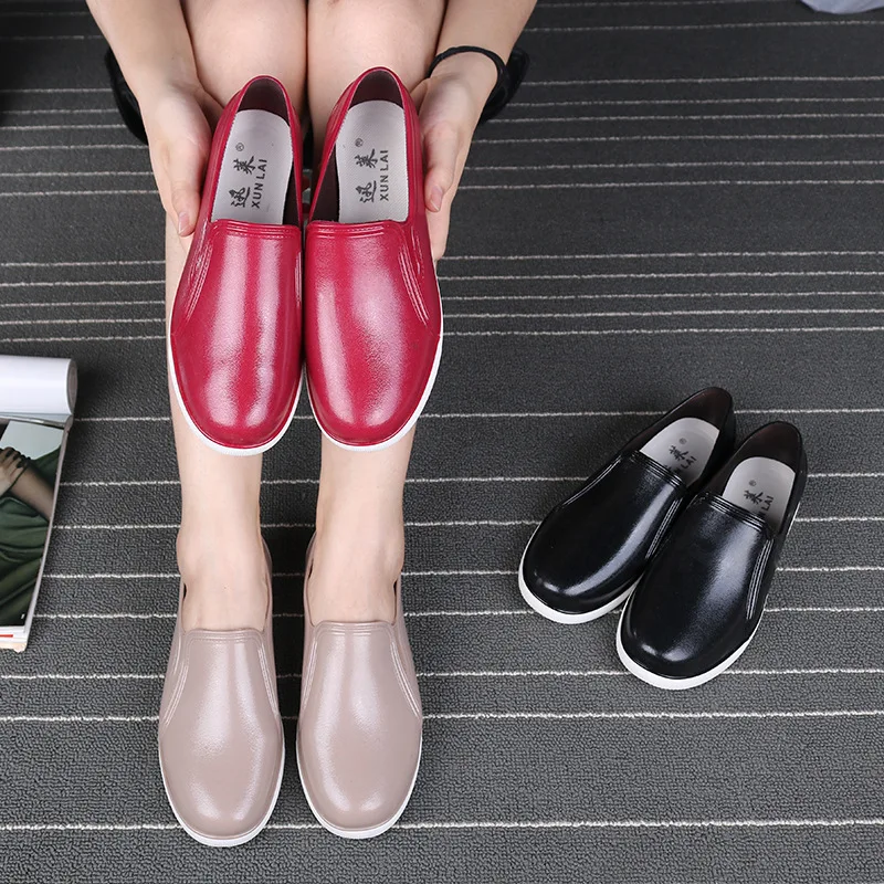 Women Rain Boots Waterproof Shoes Unisex Outdoor Garden Kitchen Lady Smart Girl's Car Washing erf56 |