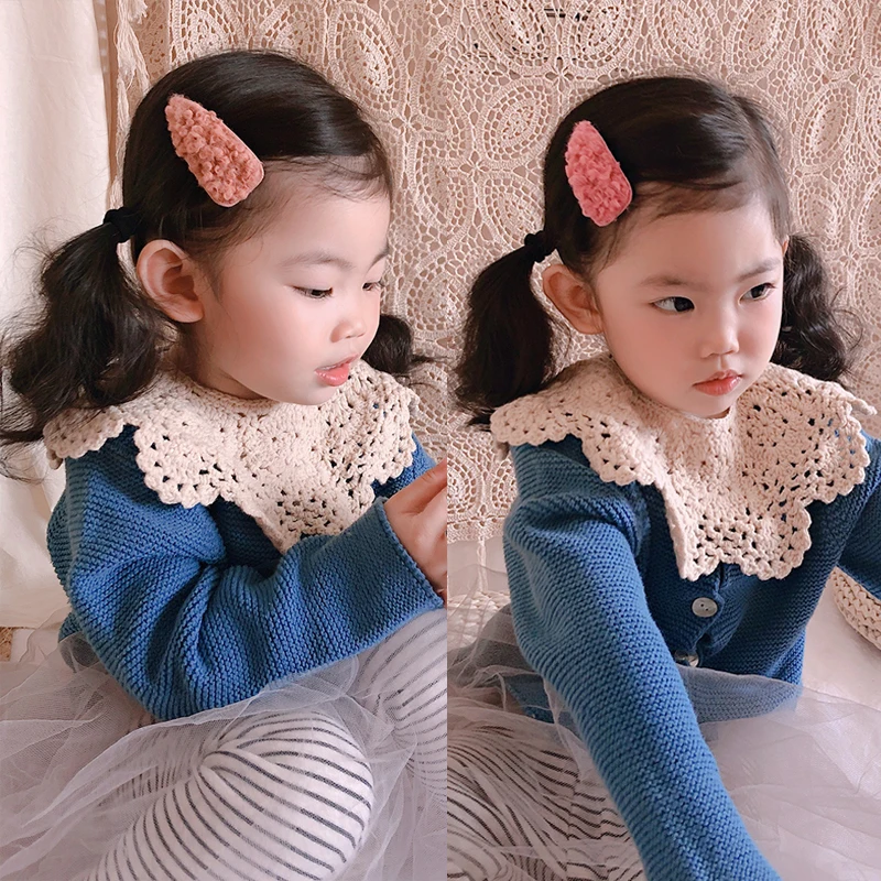 Новинка 2020 года Милые зимние кашемировые мягкие заколки с искусственным мехом