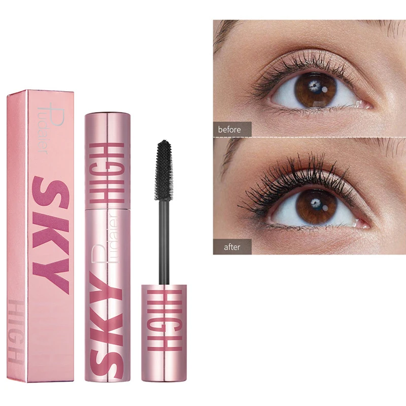 Густая тушь для ресниц черного цвета завивка водостойкая стойкая к поту не