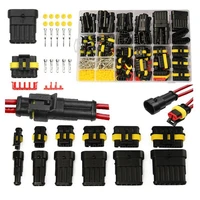 108pcs708pcs hid waterproof connectors 1234 pin 43 sets car electrical wire connector plug truck harness 300v 12a pack kit