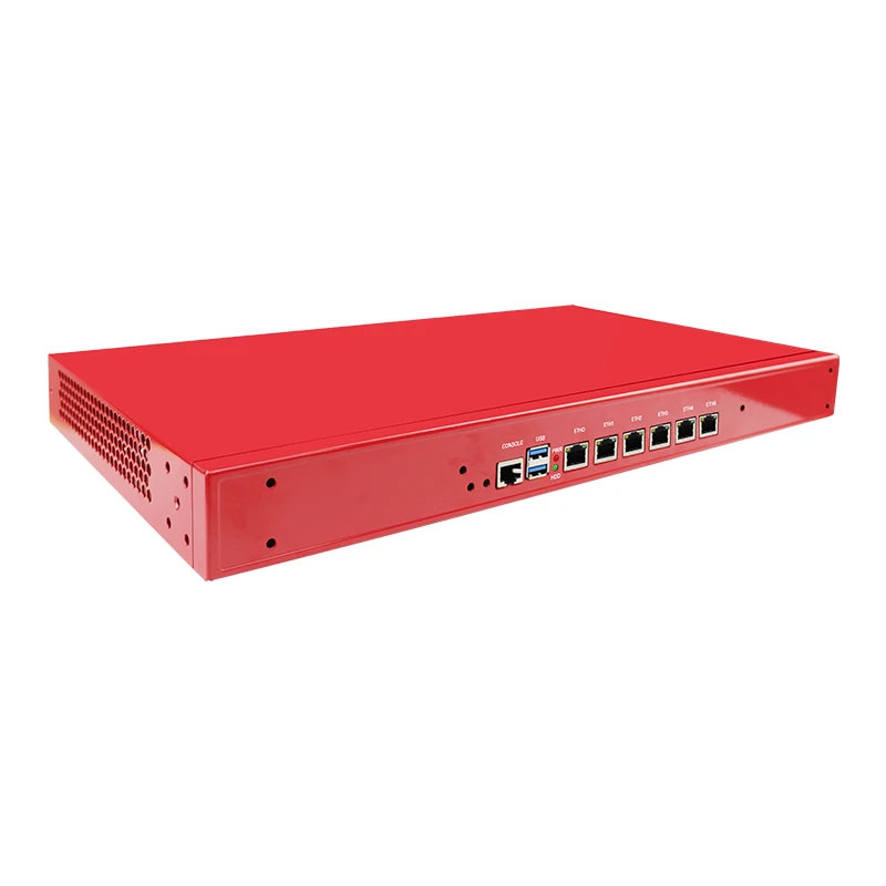 Мини-маршрутизатор Core I7 7500U/I5 7200U/I3 7100U pfsense 1U 6 гигабитных Lan-роутеров поддержка AES NI