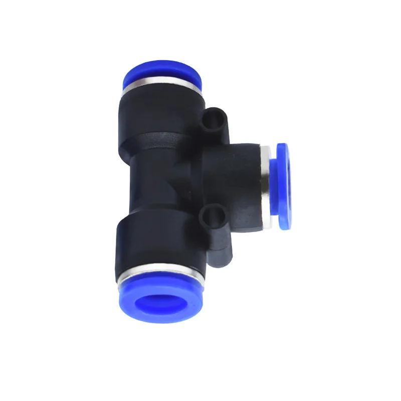 5 шт. ПЭ Серия T-shape d Tee 4 6 8 10 12 14 16 мм OD Hose 3-ходовой порт y-образный Пневматический