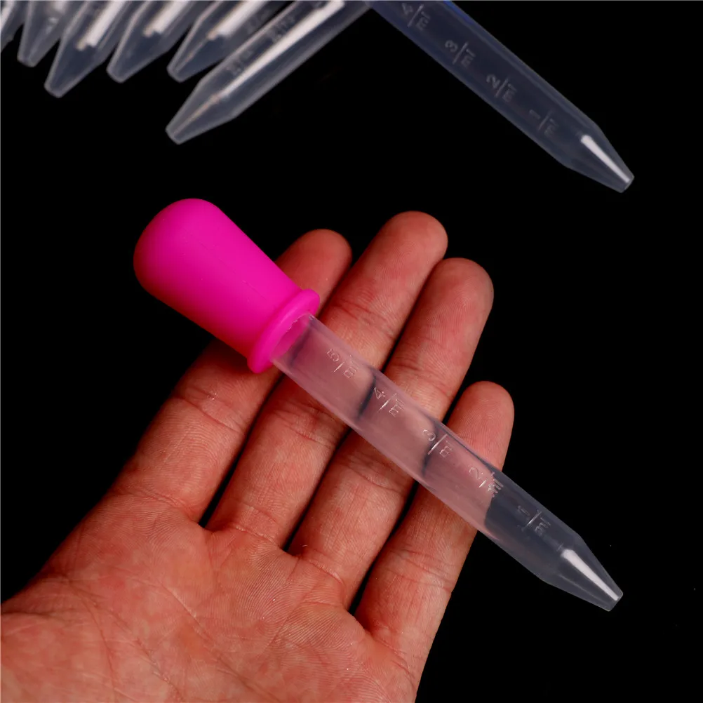 Cuchara gotero de pl&aacute;stico de silicona para alimentaci&oacute;n de beb&eacute; reci&eacute;n nacido, 1 unidad, bureta-4