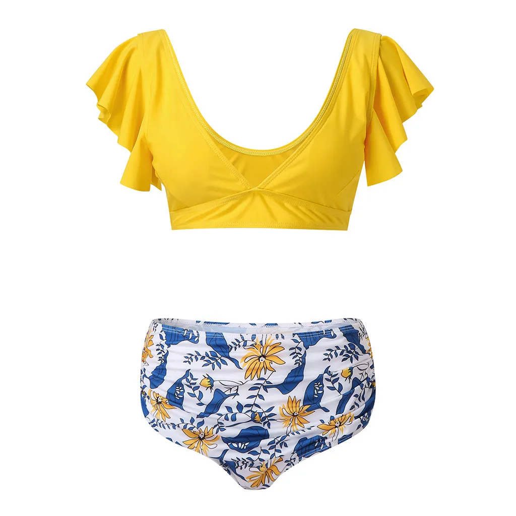 WOMAIL African Print Two-Pieces Underwear Set Sexy Geometric High Waist Vintage Lingerie Push-Up Padded Lenceria Mujer 20Jan06 | Женская